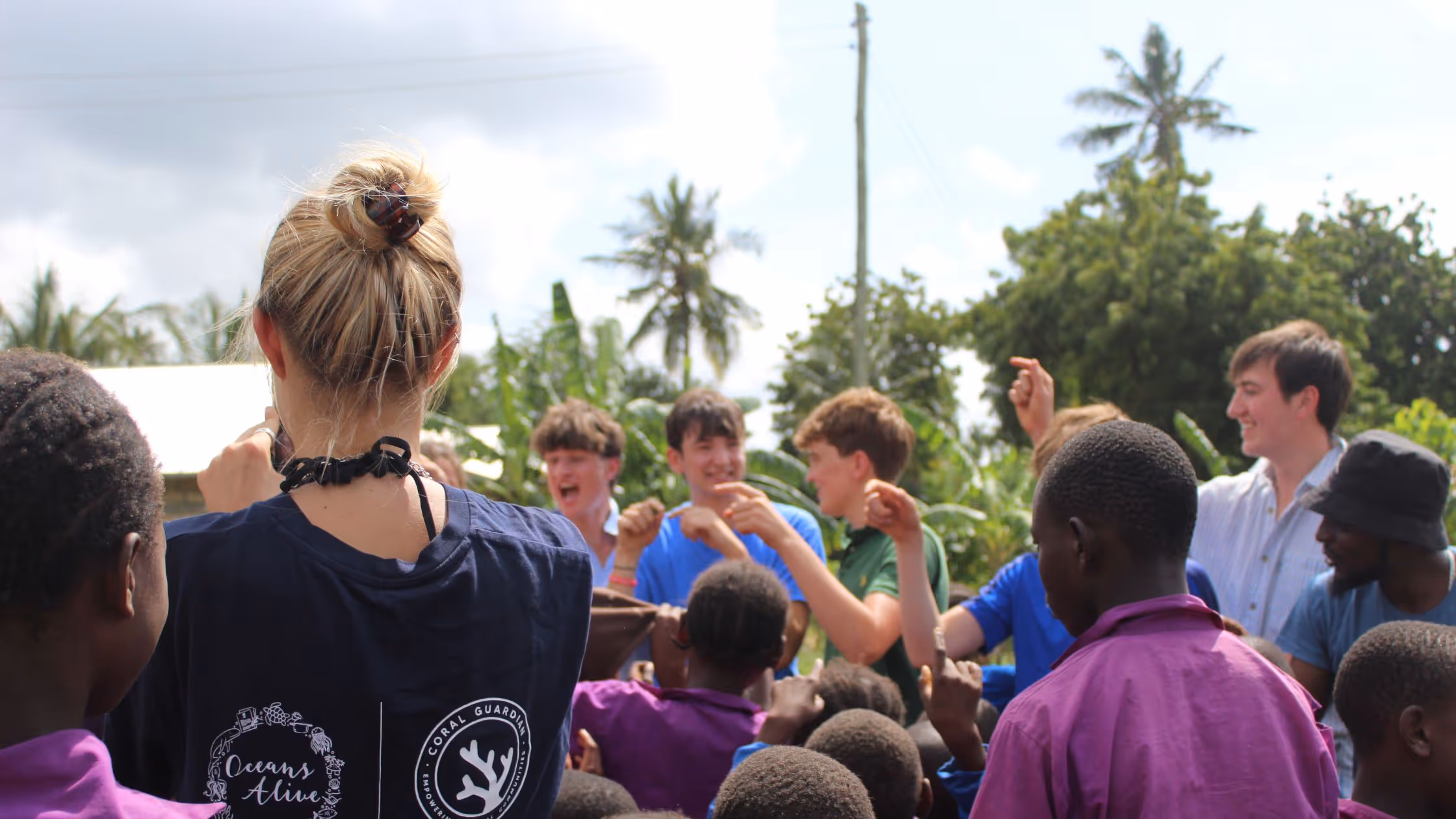 gap year volunteering abroad kenya gap year kids with african school kids