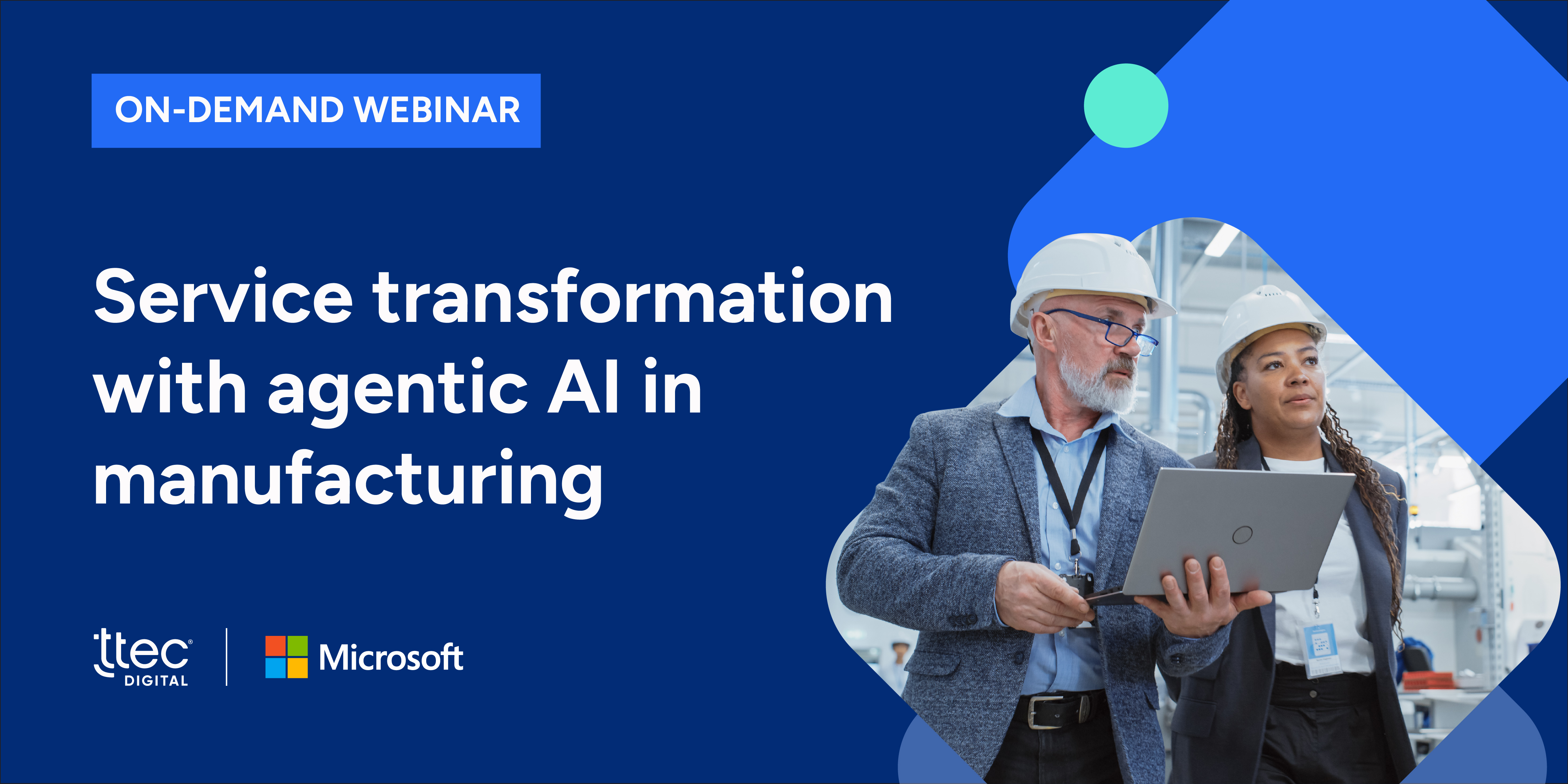 Service transformation with agentic AI in manufacturing | TTEC Digital