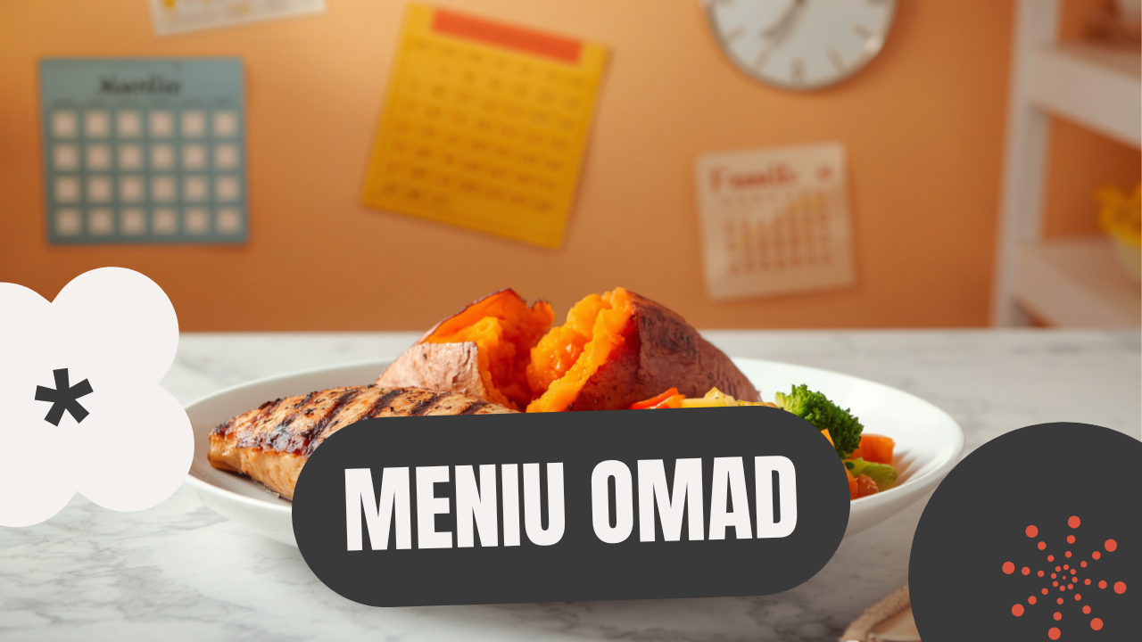 Meniu OMAD pe 14 Zile – Plan Complet cu Mese, Calorii și Listă de Cumpărături