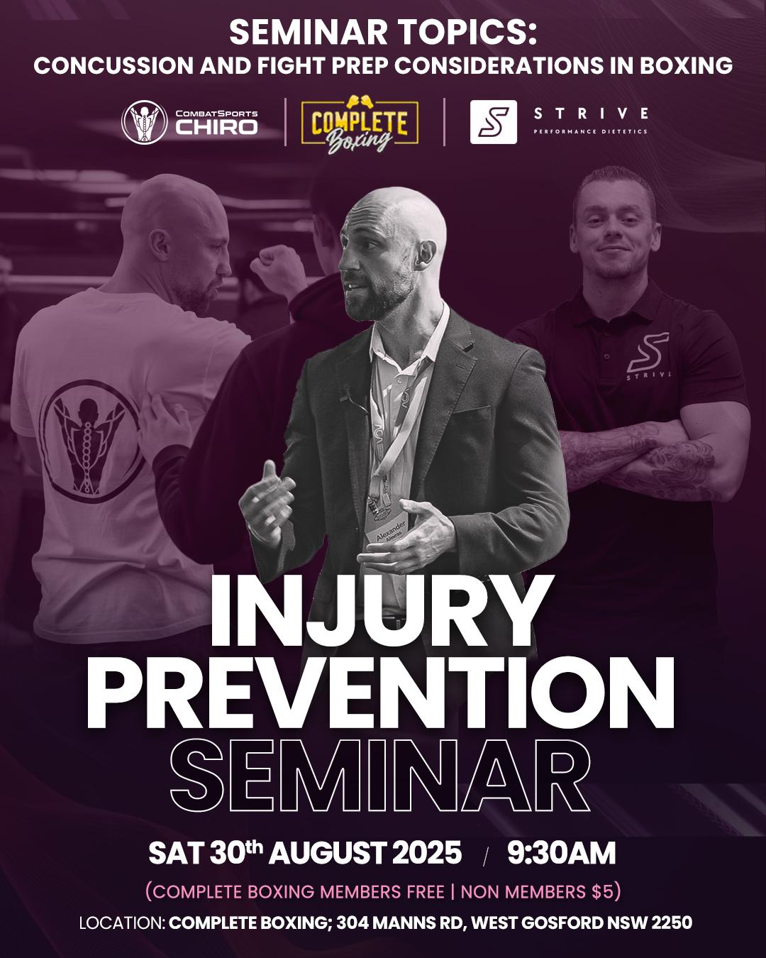 Combat Sports Chiro & Strive Dietetics & Complete Boxing