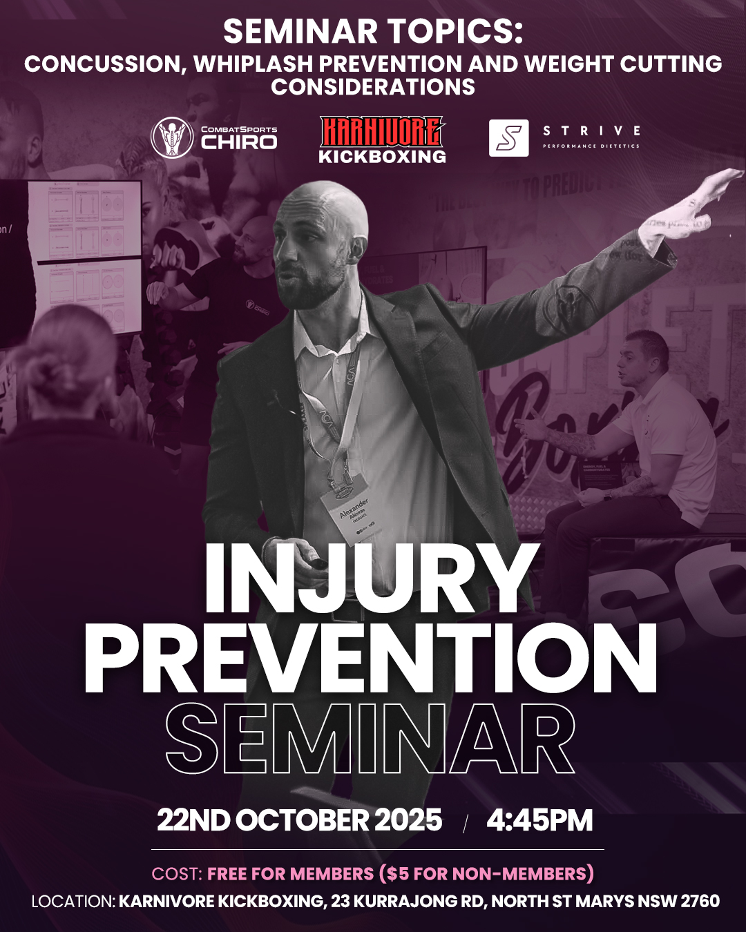 Combat Sports Chiro & Strive Dietetics & Karnivore Kickboxing