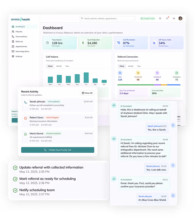 AI system automating radiology appointment bookings and pre-scan instructions