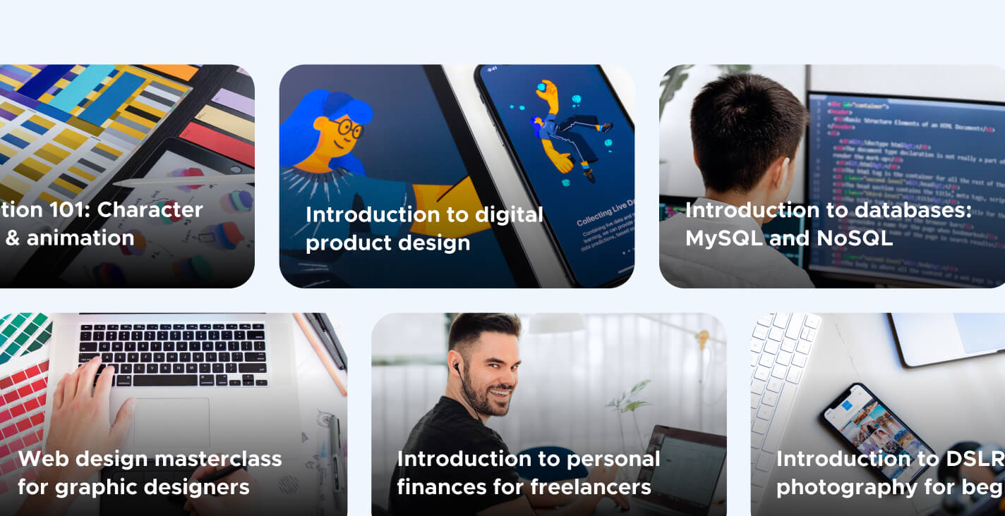 500+ Courses - eLearner X Webflow Template