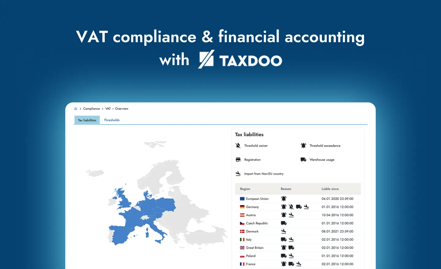 Taxdoo VAT compliance & financial accounting