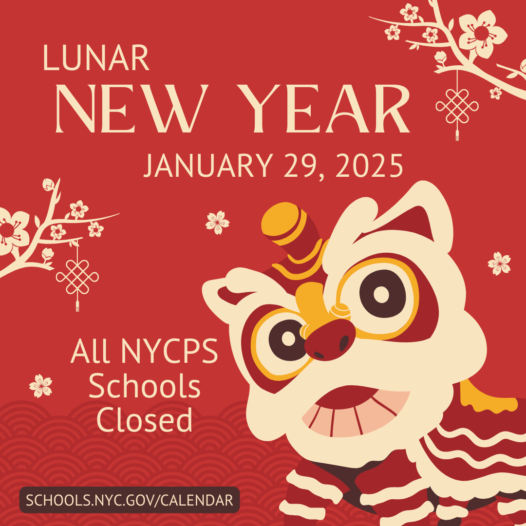 NYCPS schools closed January 29 2025 for Lunar New Year