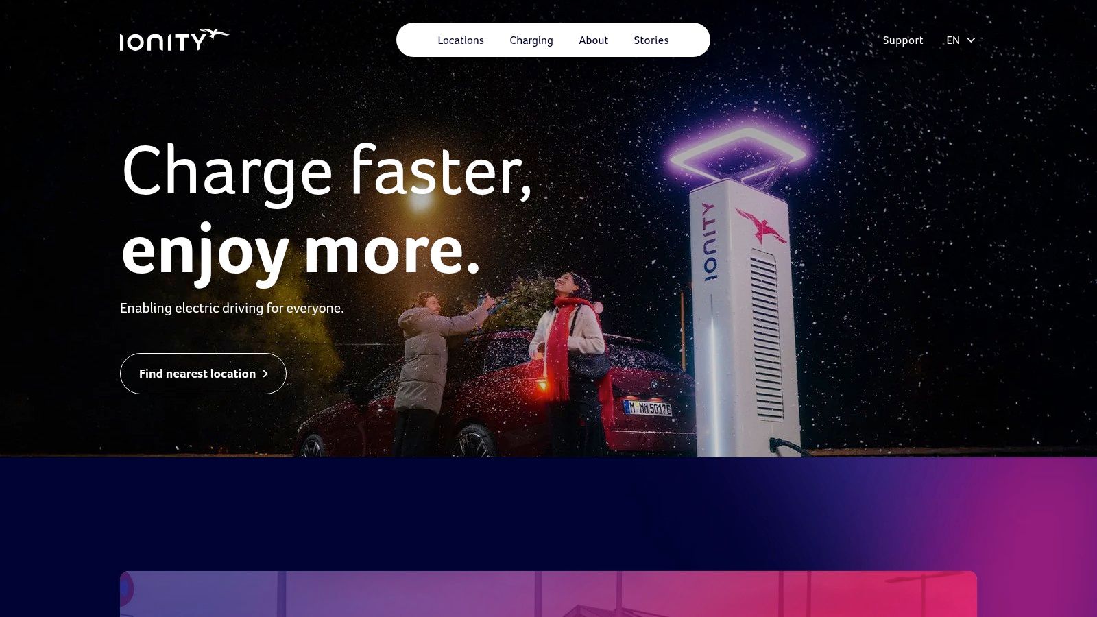 IONITY electric vehicle charge card ev charging