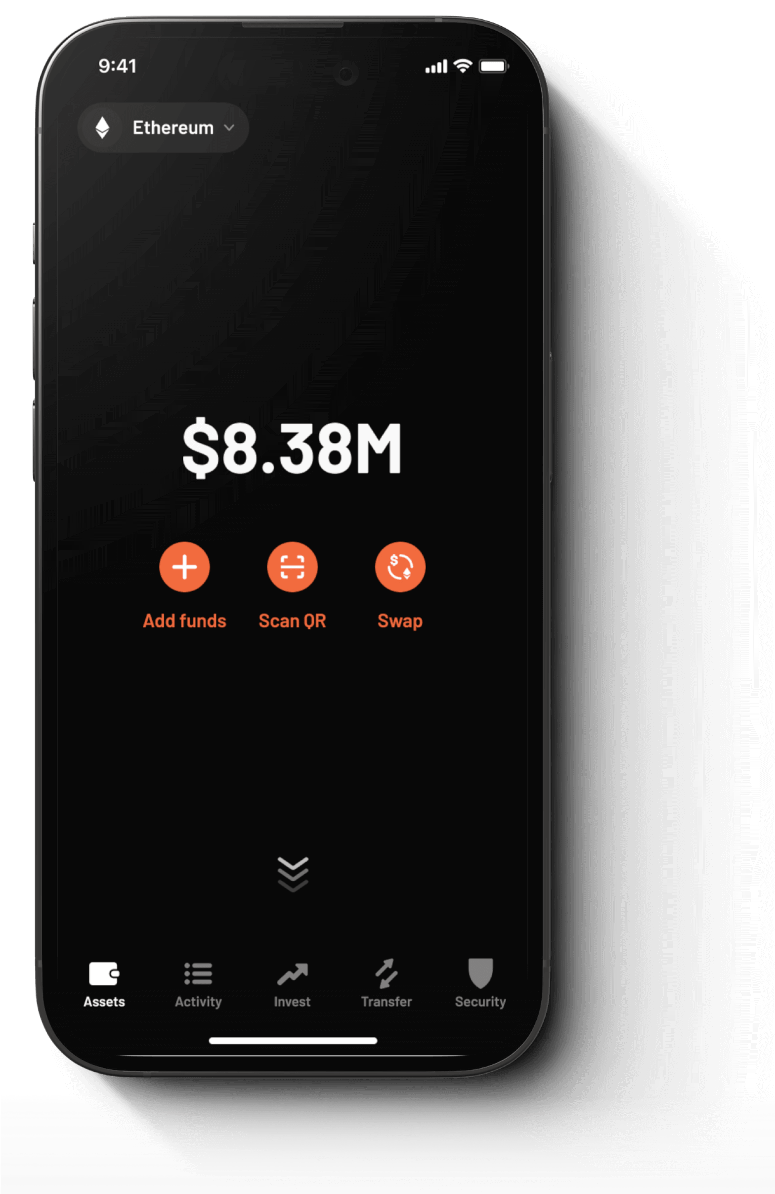 A cell phone with a money figure displayed on it.