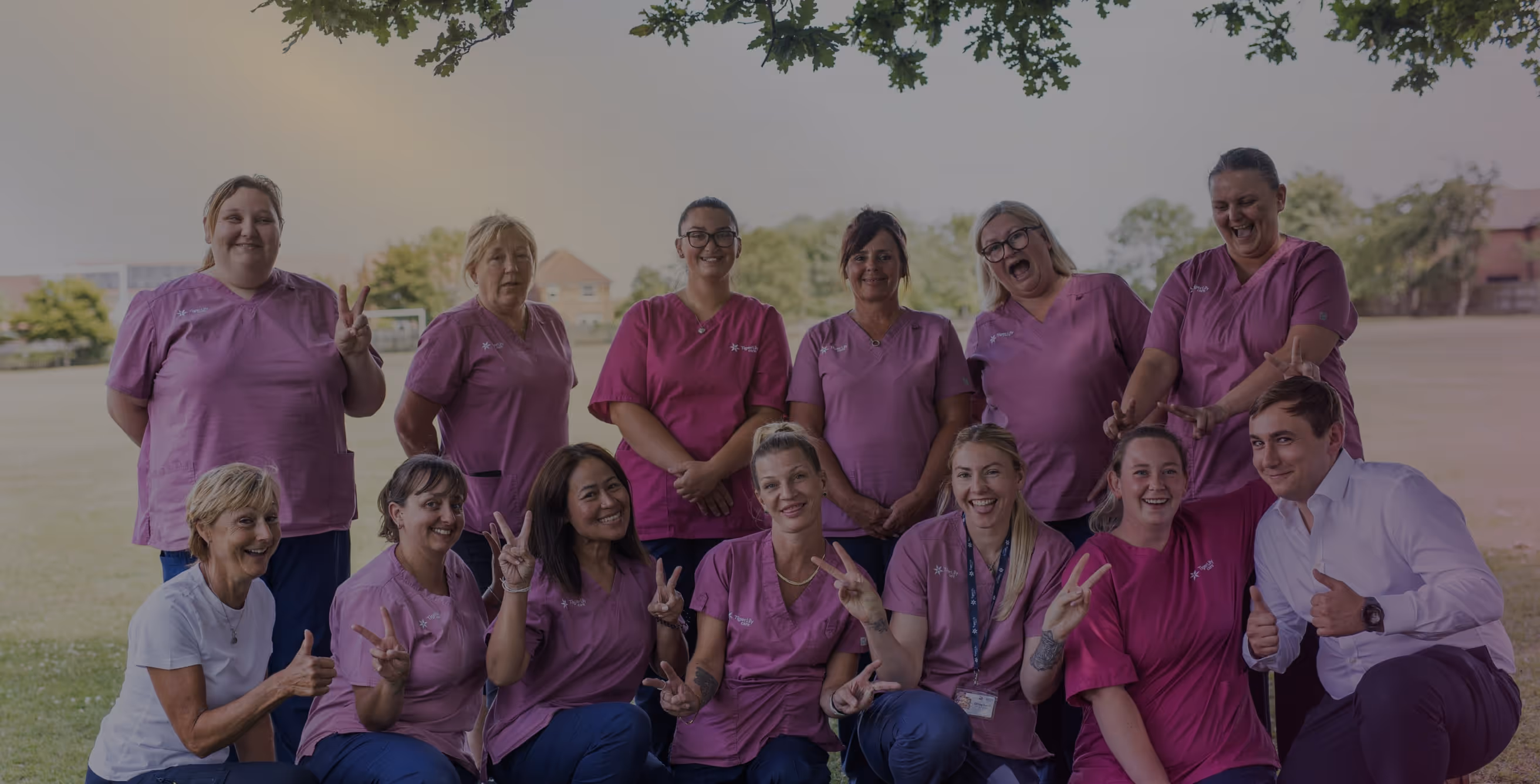 Tiger Lily Care team laughing