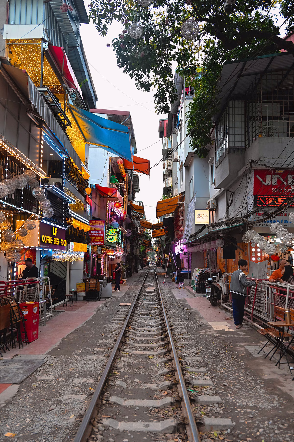 Empty rain ways in Vietnam