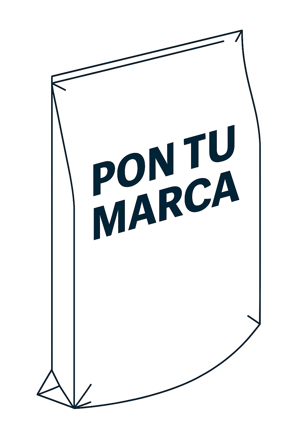 4-side sealed bag with bottom fold