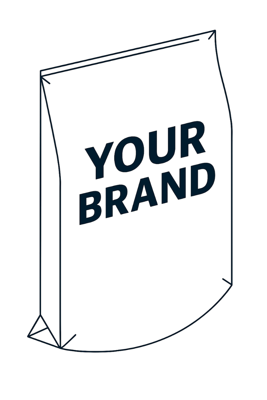 4-side sealed bag with bottom fold