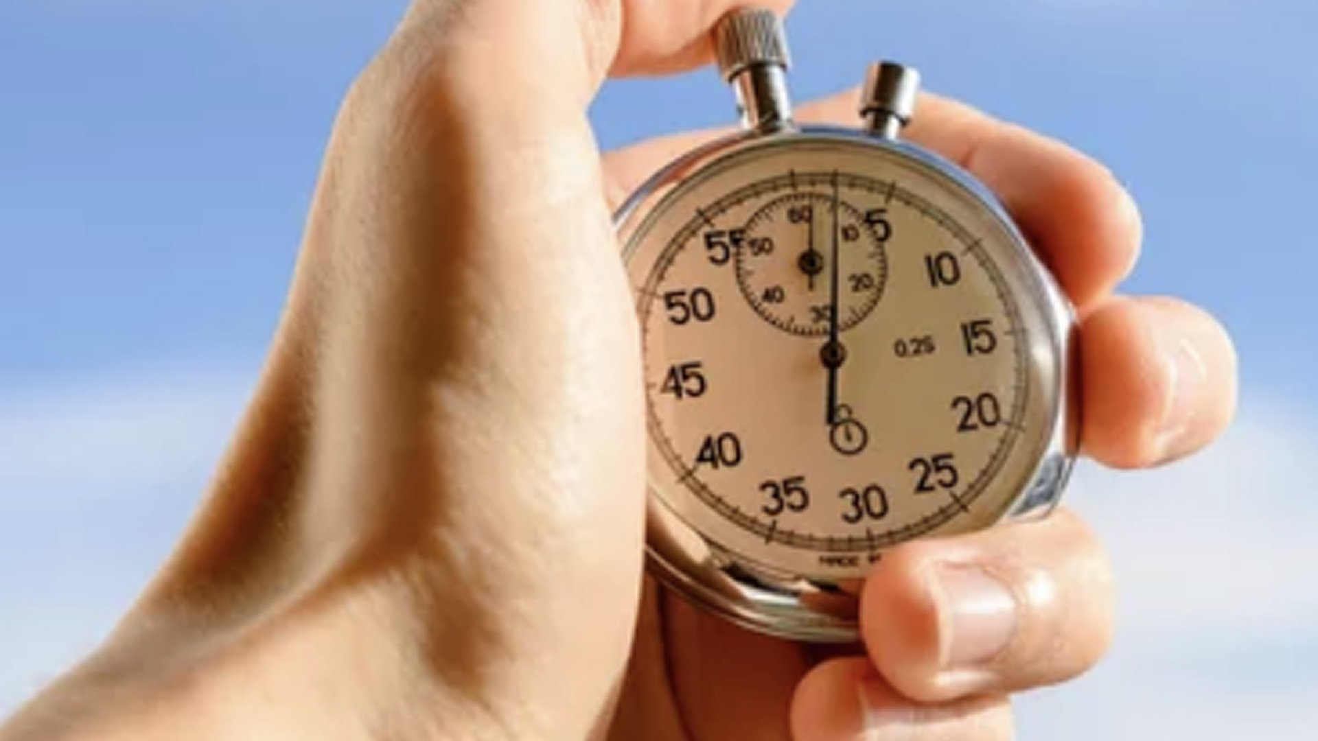 visual of a stopwatch