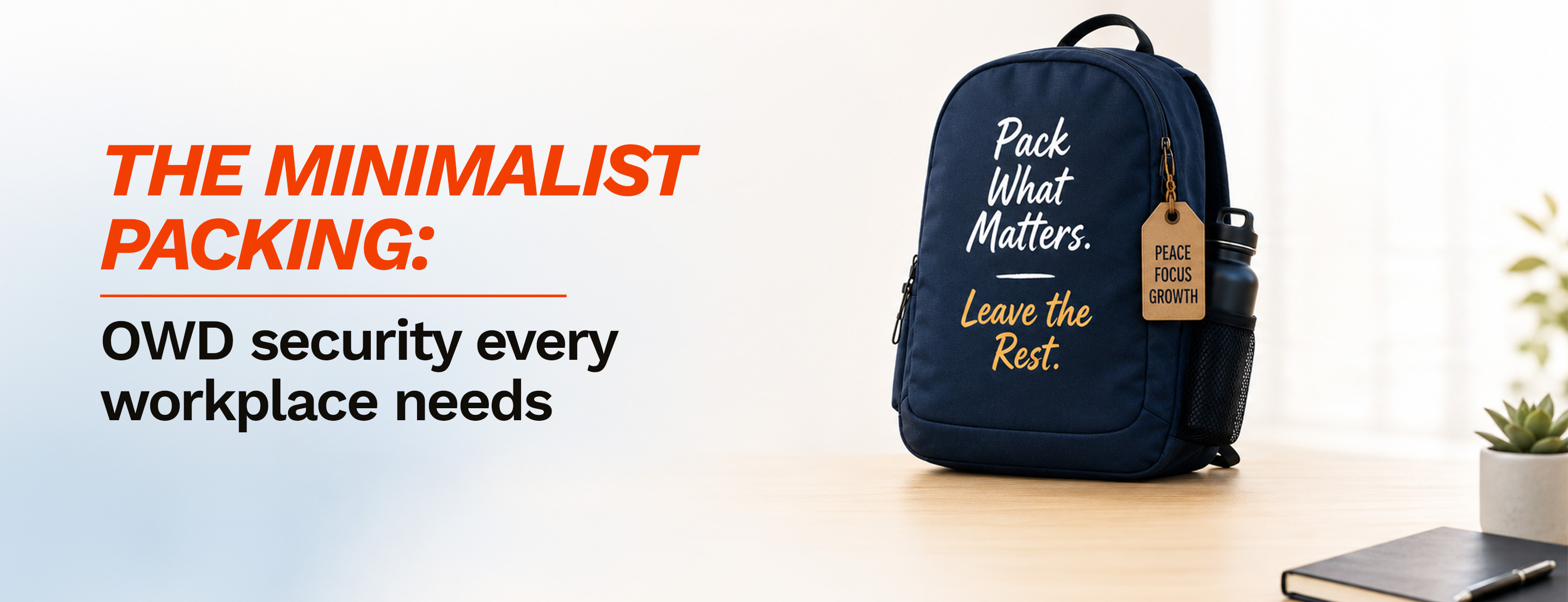 The Minimalist Packing: OWD Security Every Workplace Needs