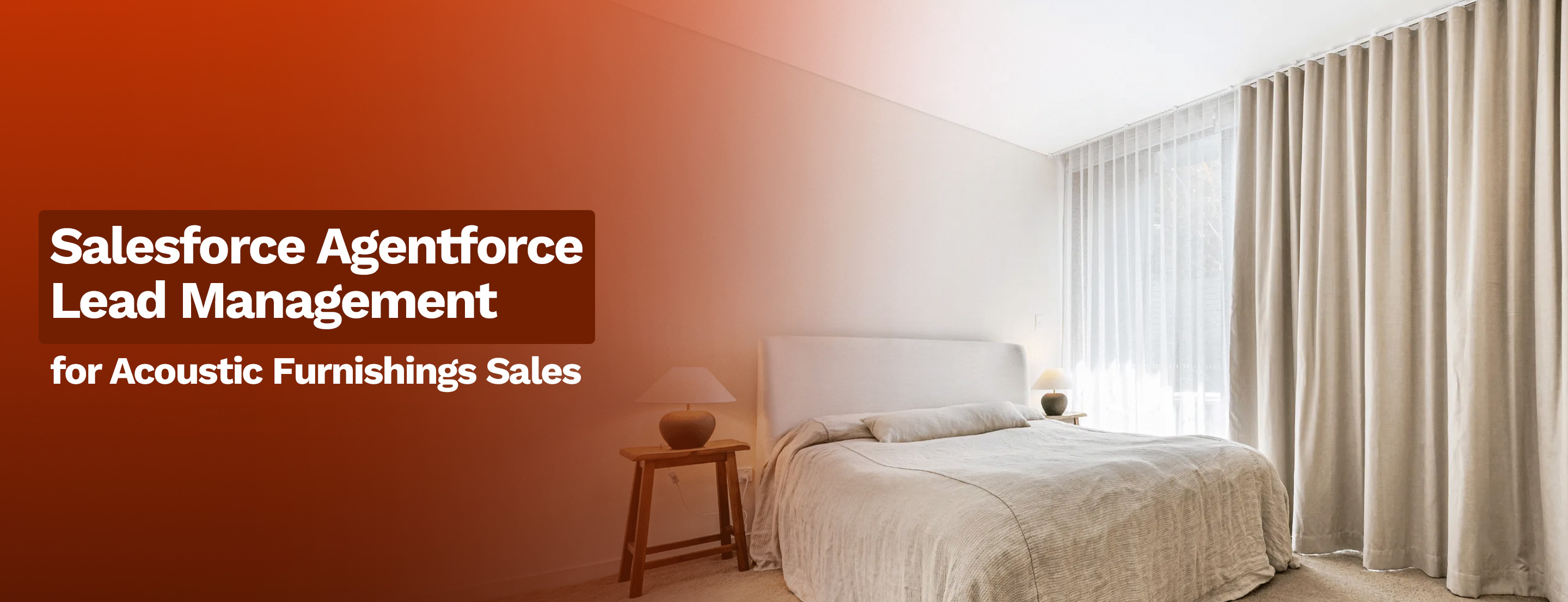 Salesforce Agentforce Lead Management for Acoustic Furnishings Sales
