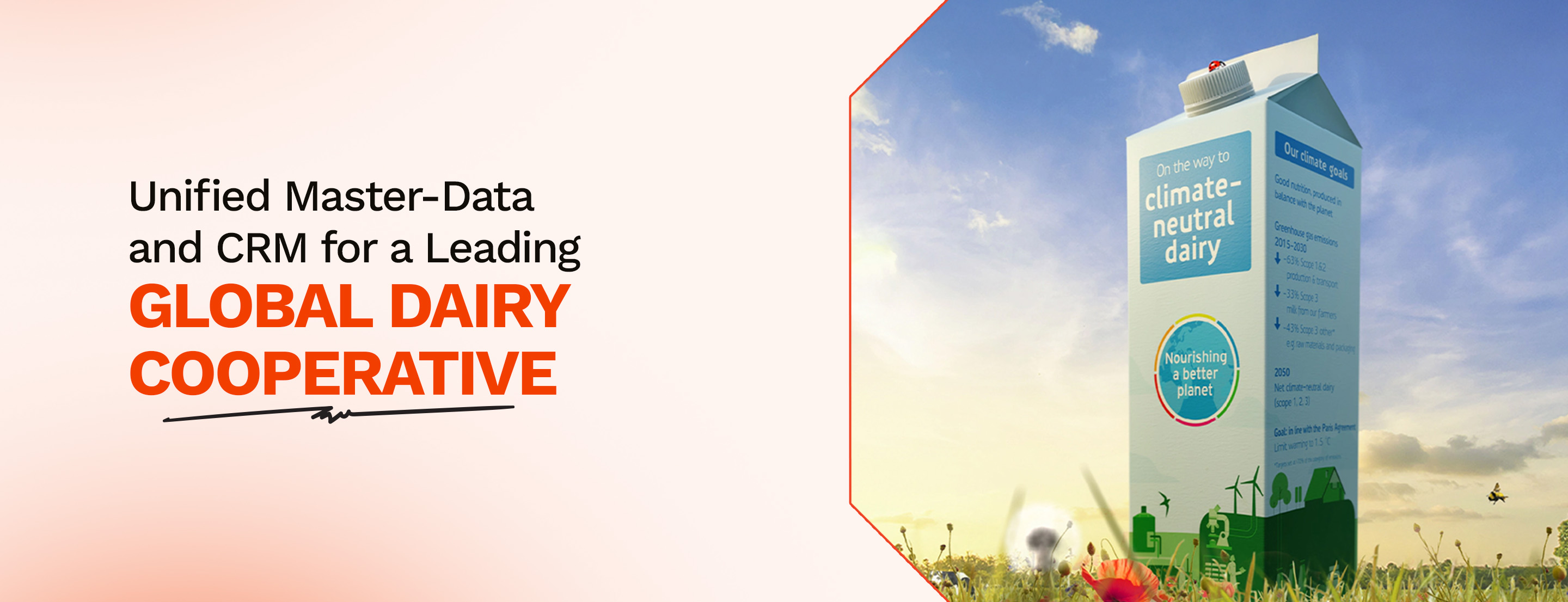 Unified Master-Data and CRM for a Leading Global Dairy Cooperative