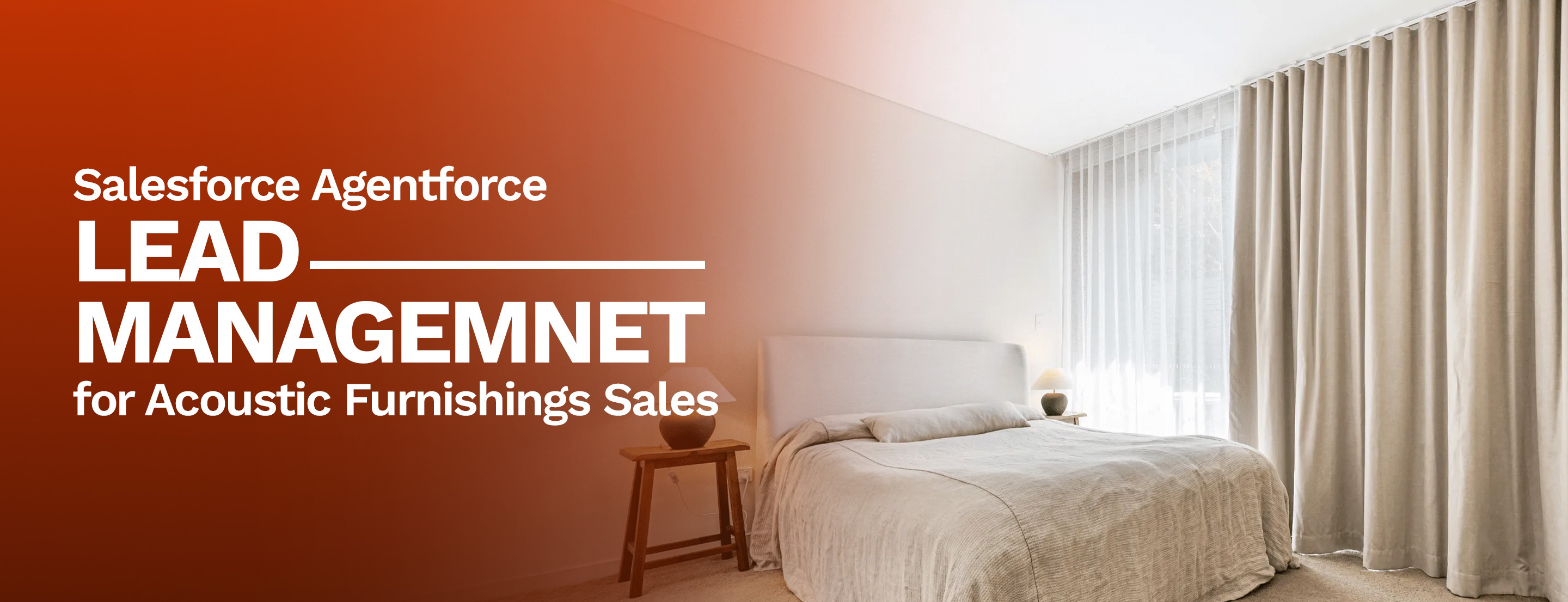 Salesforce Agentforce Lead Management for Acoustic Furnishings Sales