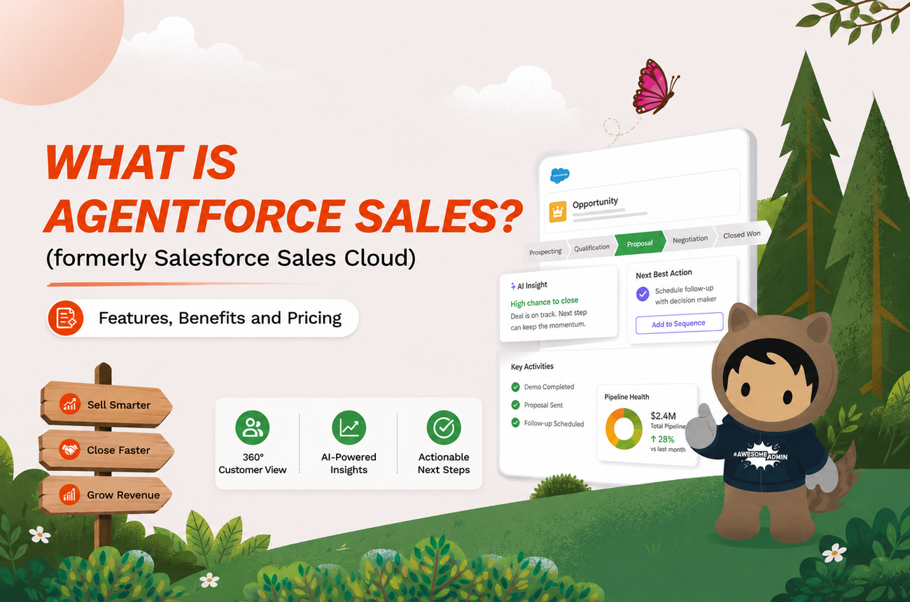 What is Agentforce Sales (formerly Salesforce Sales Cloud)? Features, Benefits and Pricing 