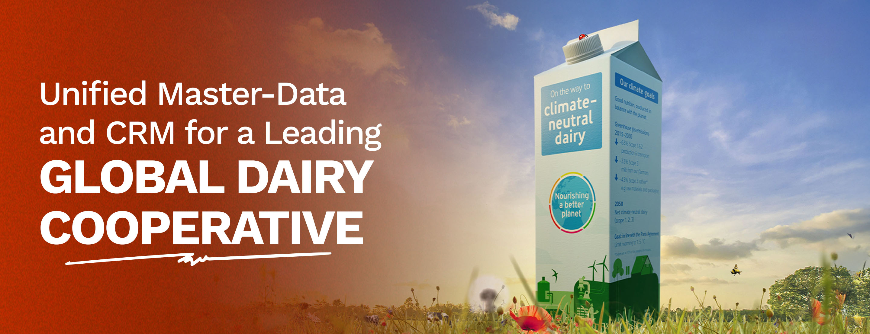 Unified Master-Data and CRM for a Leading Global Dairy Cooperative