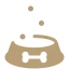 An icon of a dog bowl.