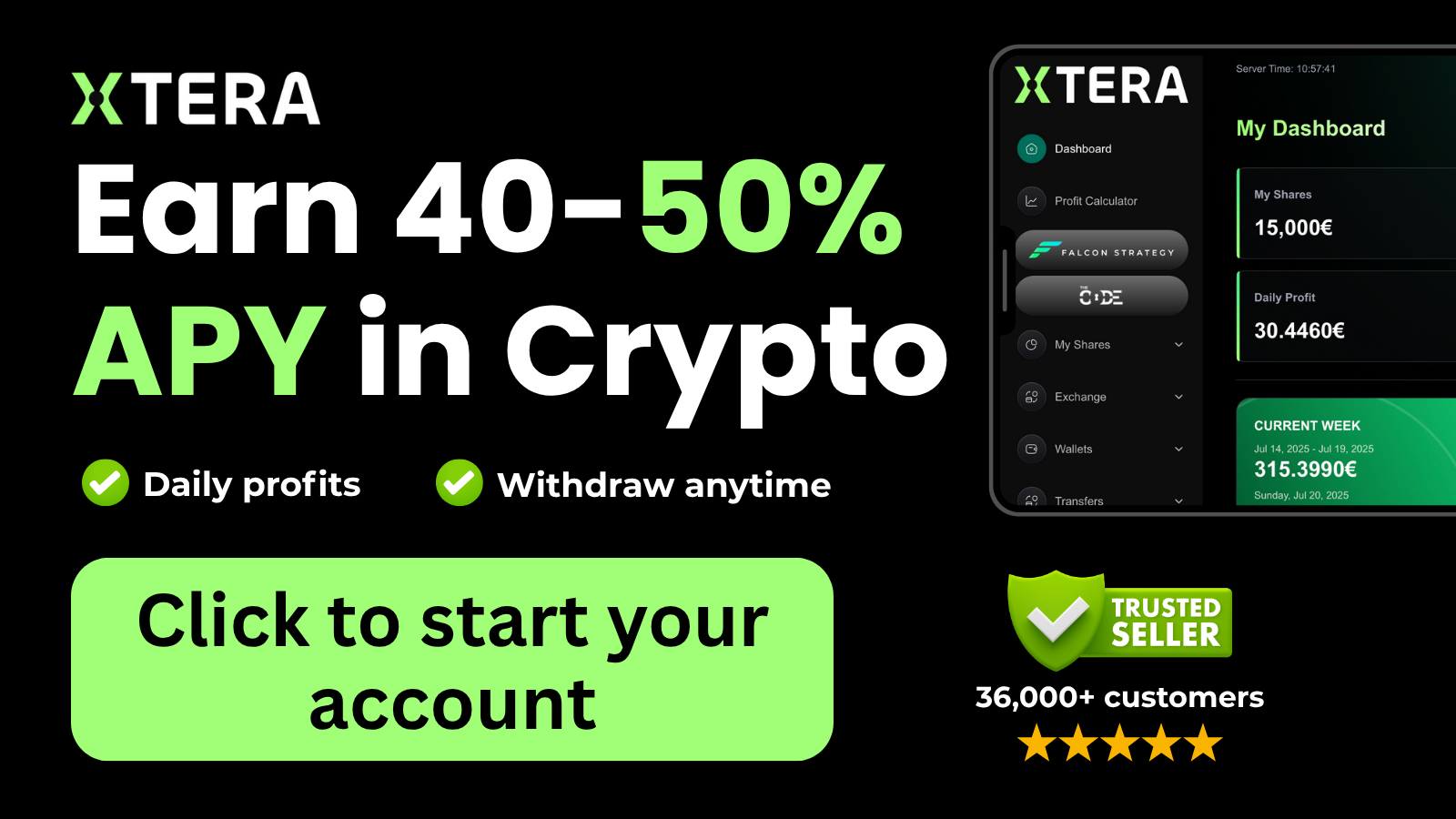 Latest XTERA Offer! Daily Earnings