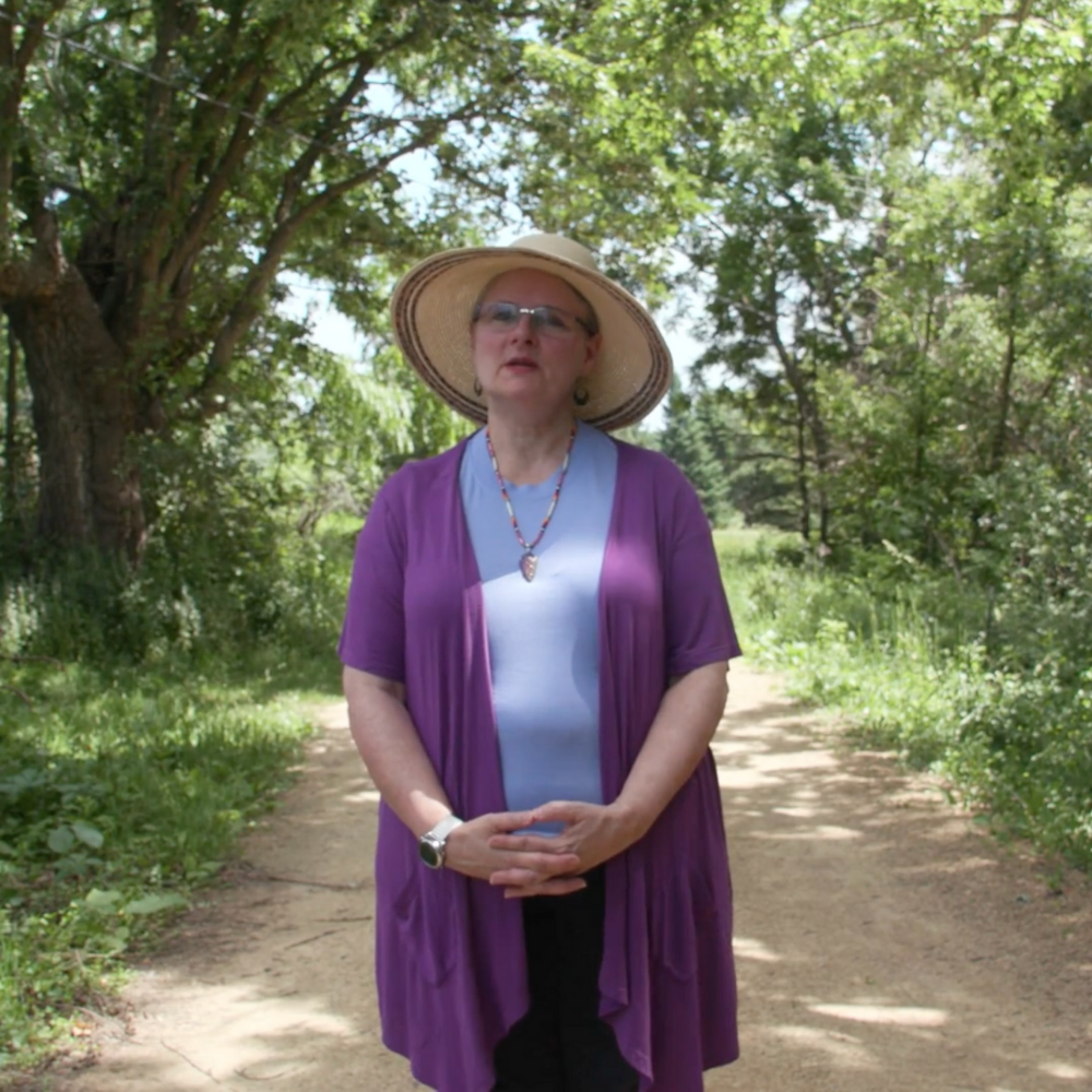 Triangle behind a mountain range made with structural grid like texture