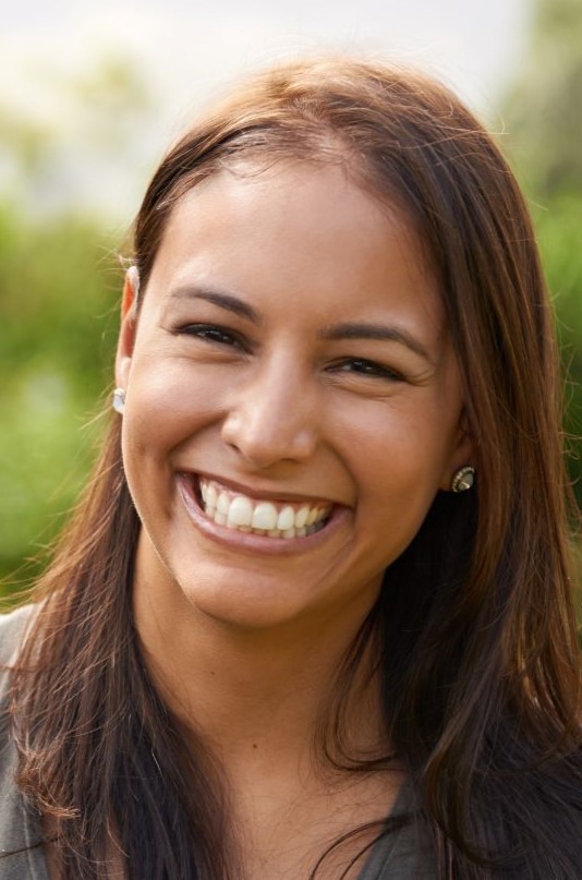 Woman smiling