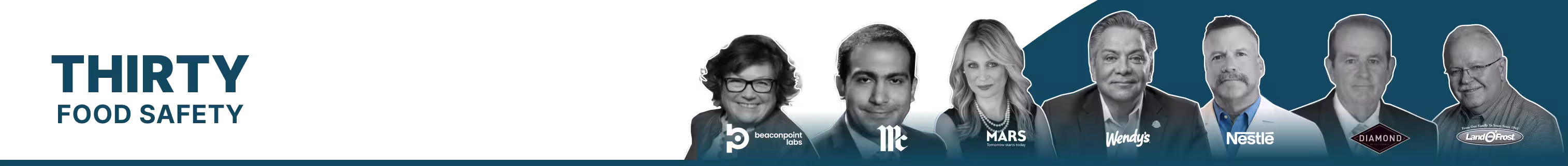 30 food safety guests. These guests include: food safety experts, quality assurance experts. food manufacturing experts. food processing experts, and more. 
