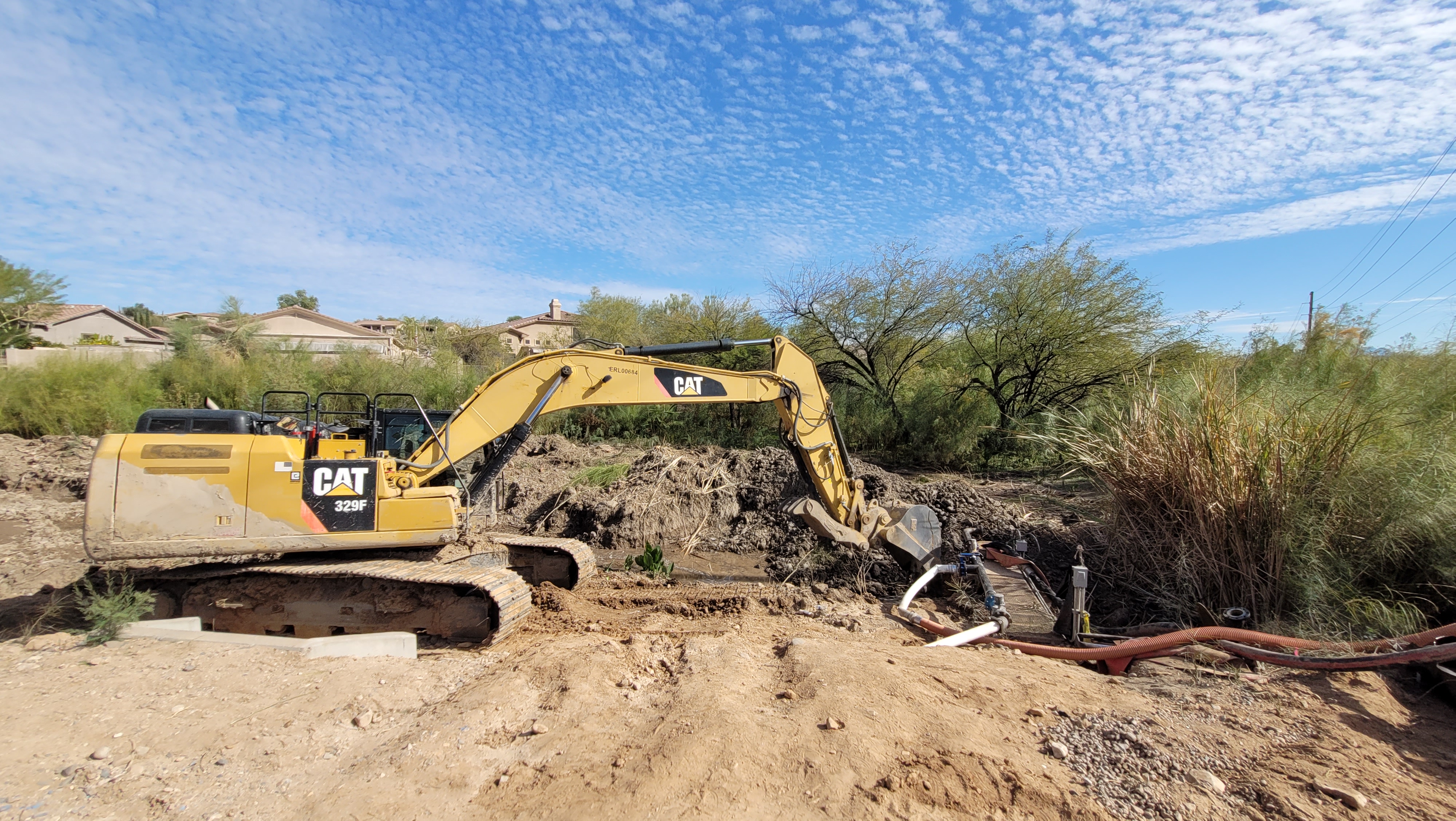 Construction image it excavator