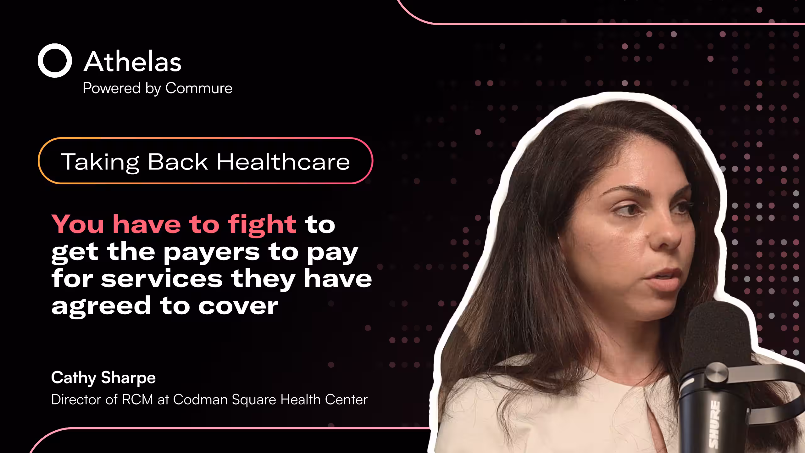 Cathy Sharpe: Director of Revenue Cycle Management at Codman Square Health Center