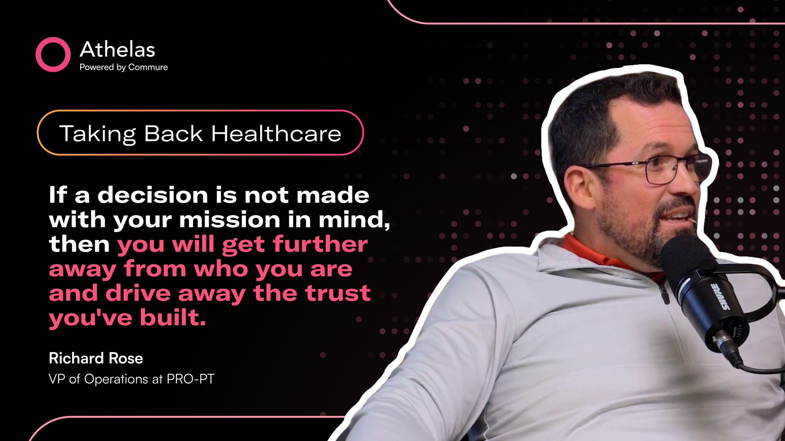 Richard Rose: VP of Operations at PRO-PT