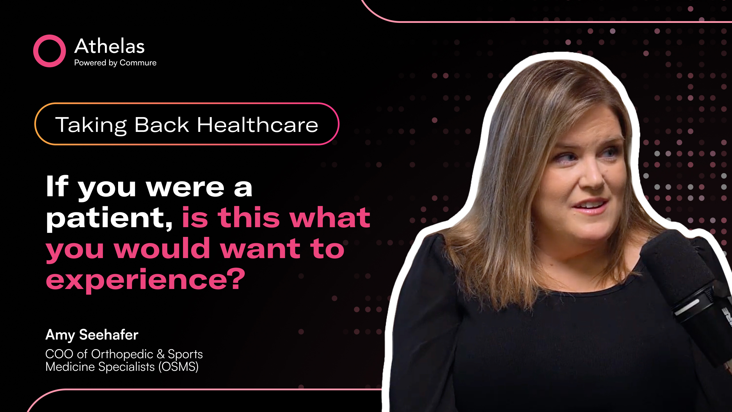 Amy Seehafer: COO of Orthopedic & Sports Medicine Specialists (OSMS)