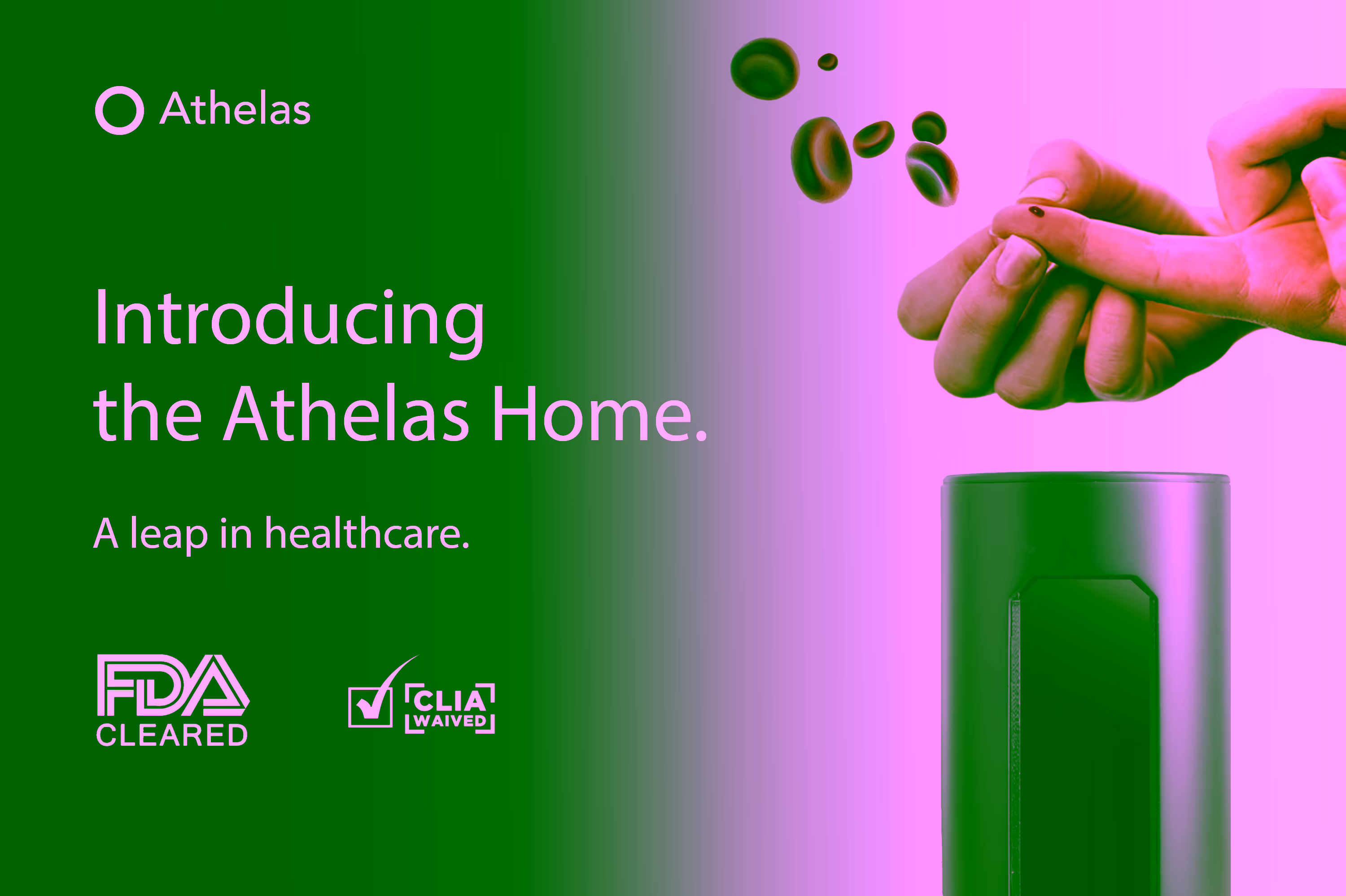 Announcing the landmark FDA Clearance of the Athelas Home.