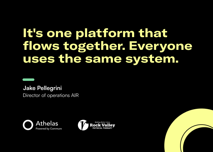 Jake Pelligrini, Director of operations AIR, Athelas Commure