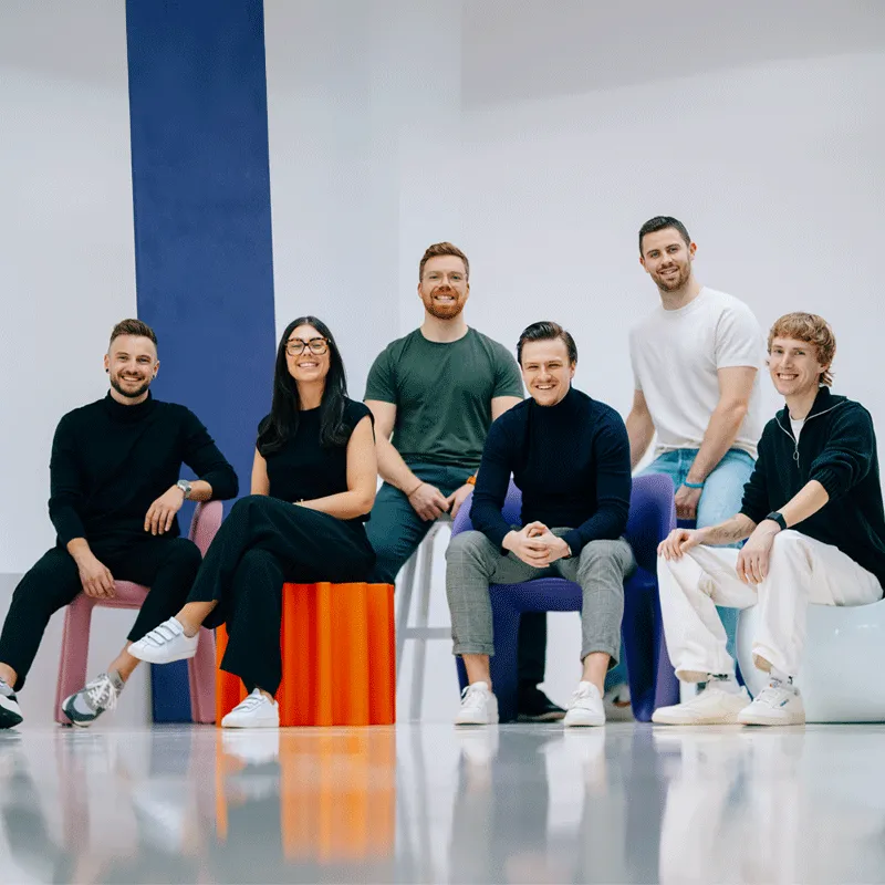 A group of people posing for a picture.
