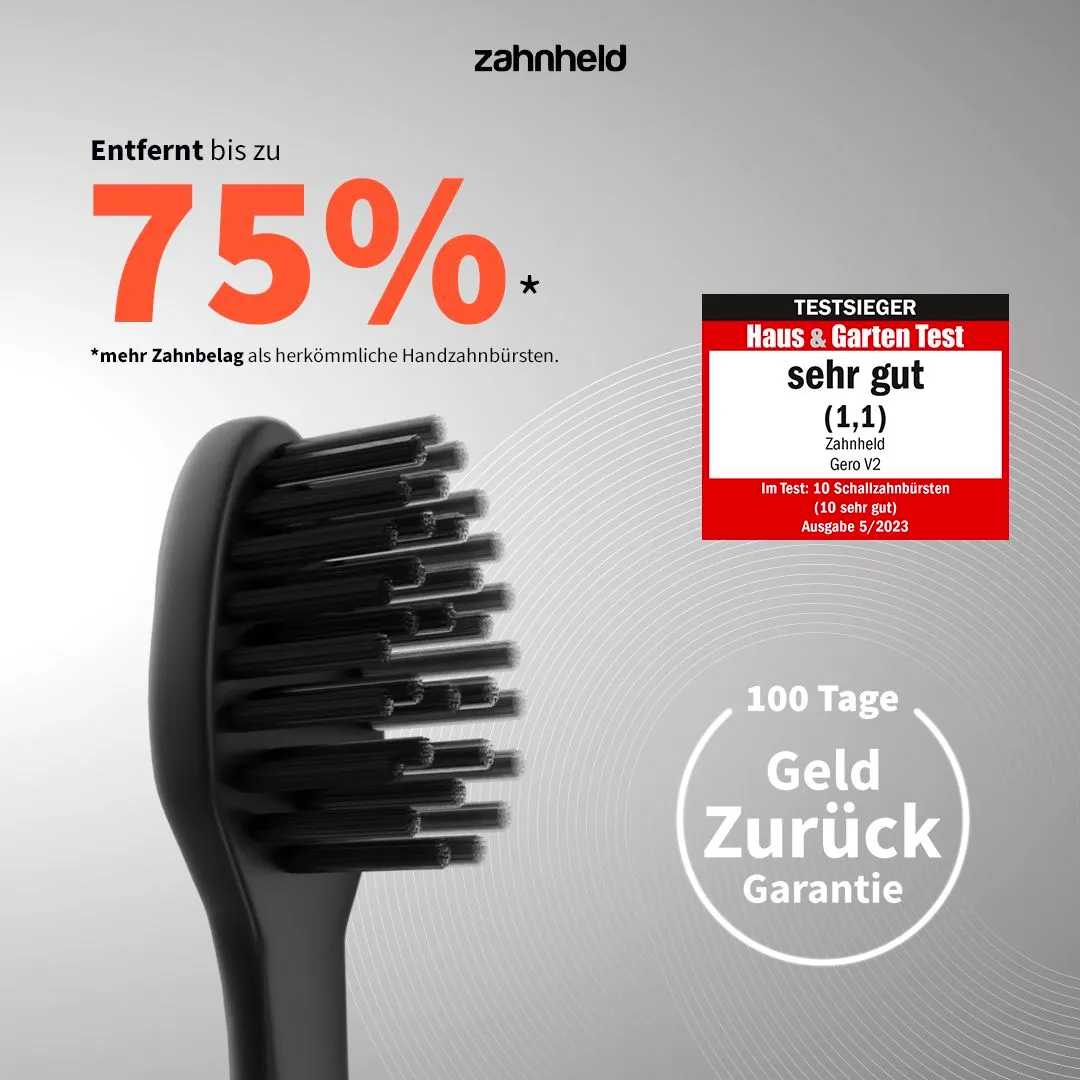 A black and white brush with a 75% off sale.