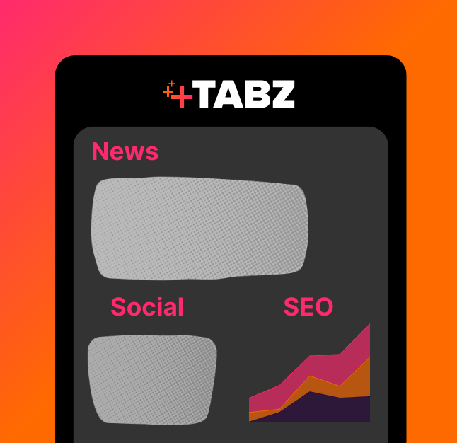 Graphic showing a stylized overview of Tabz