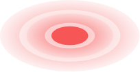 Concentric red and pink circles forming a target-like pattern.