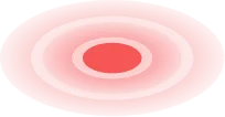 Concentric red and pink circles forming a target-like pattern.