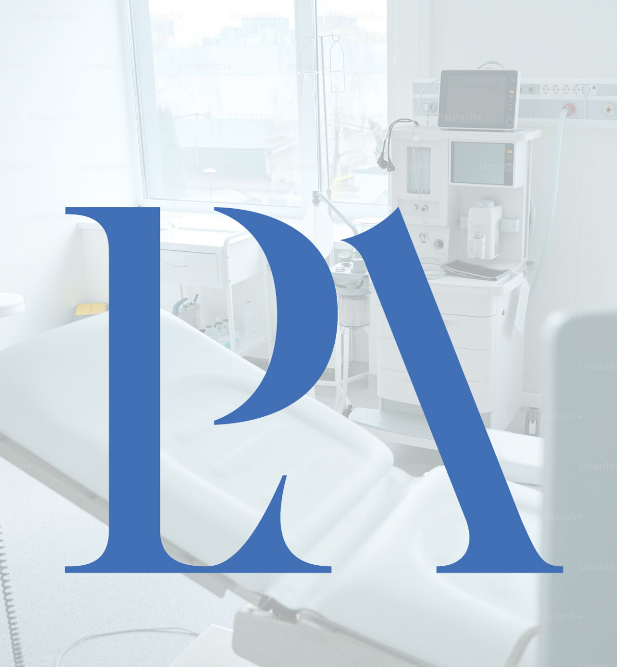The Peak Anesthesia Partners logo with a surgical room background