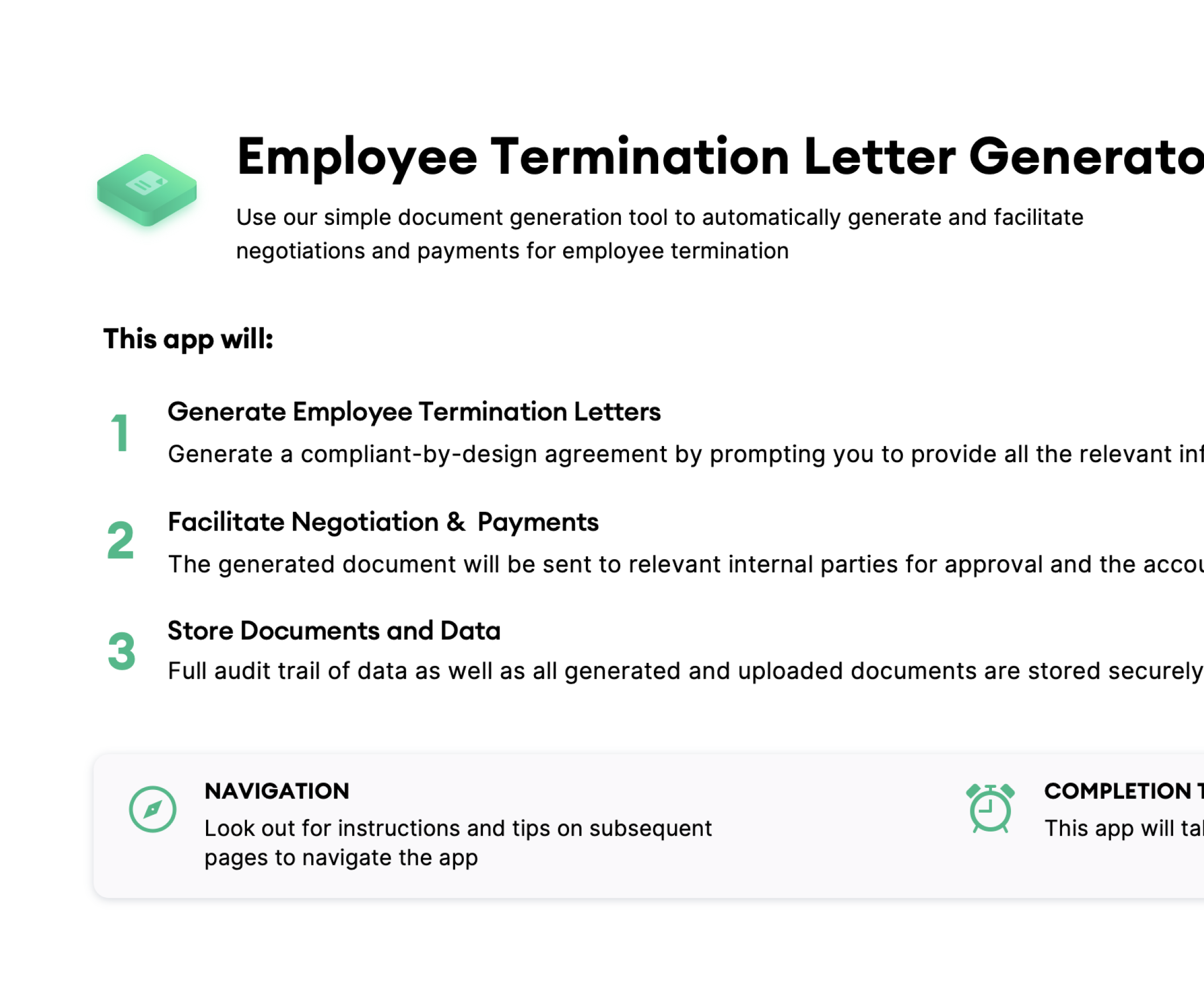 Employee Termination Letter Template: Self-service Portal