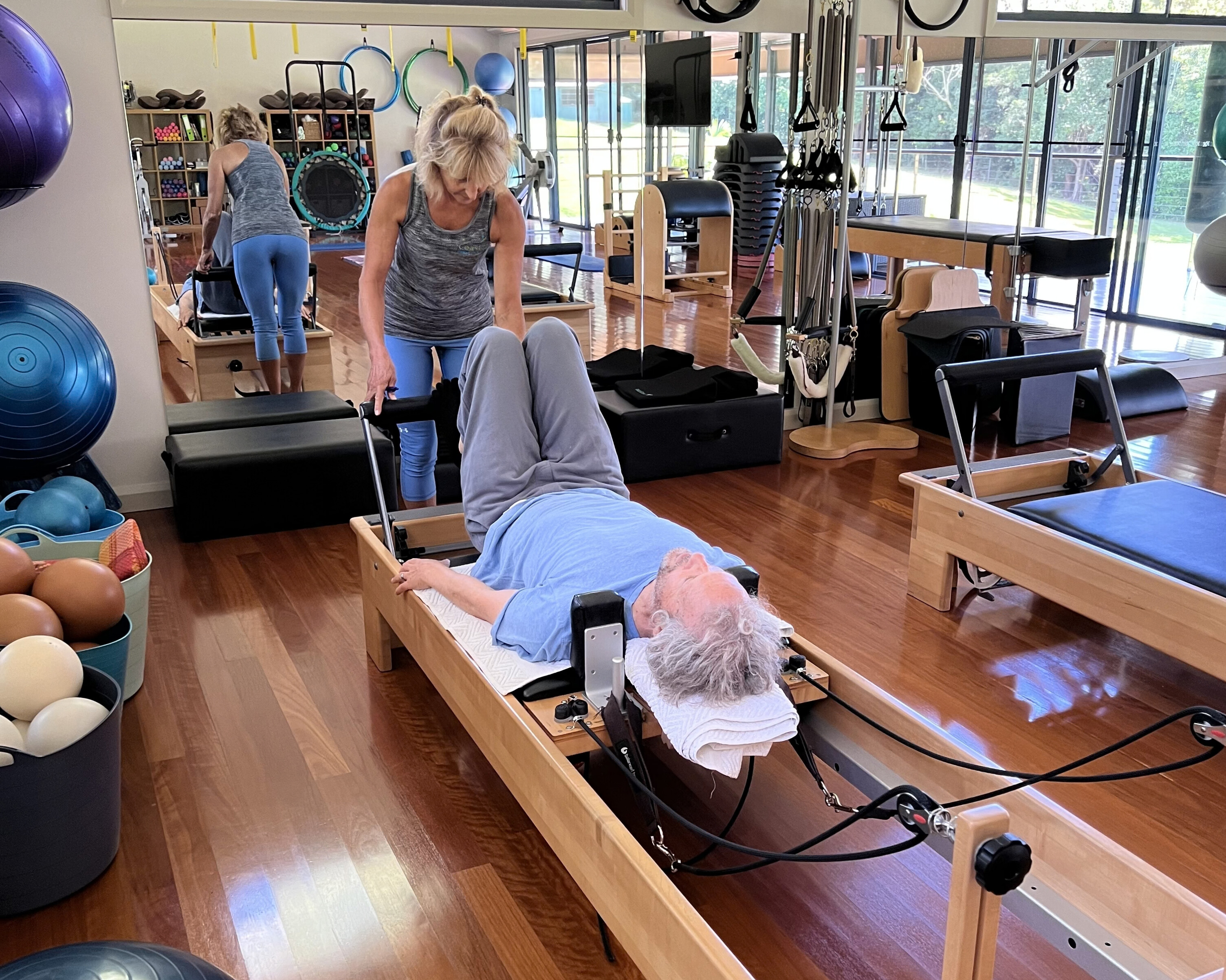 Make sure you start learning the Pilates method with a Diploma level trained Pilates teacher first.