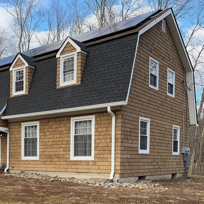 Roofing and siding job done by Anello Home