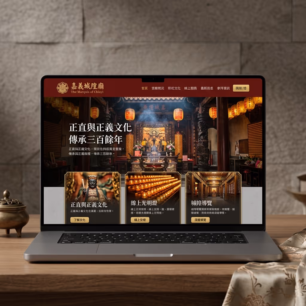 A screenshot of web page
