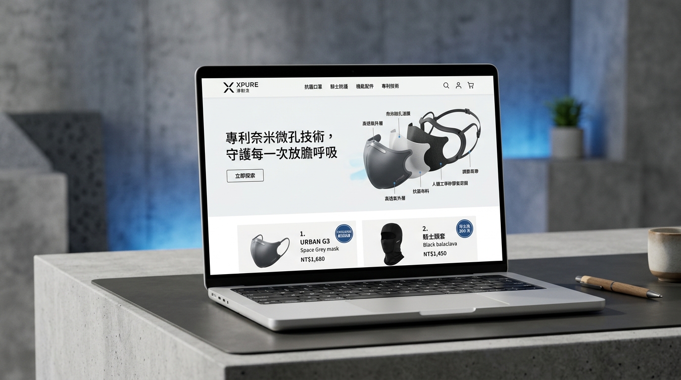 A screenshot of web page