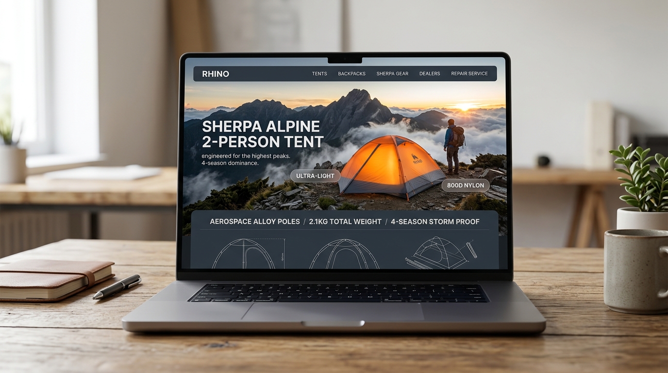 A screenshot of web page