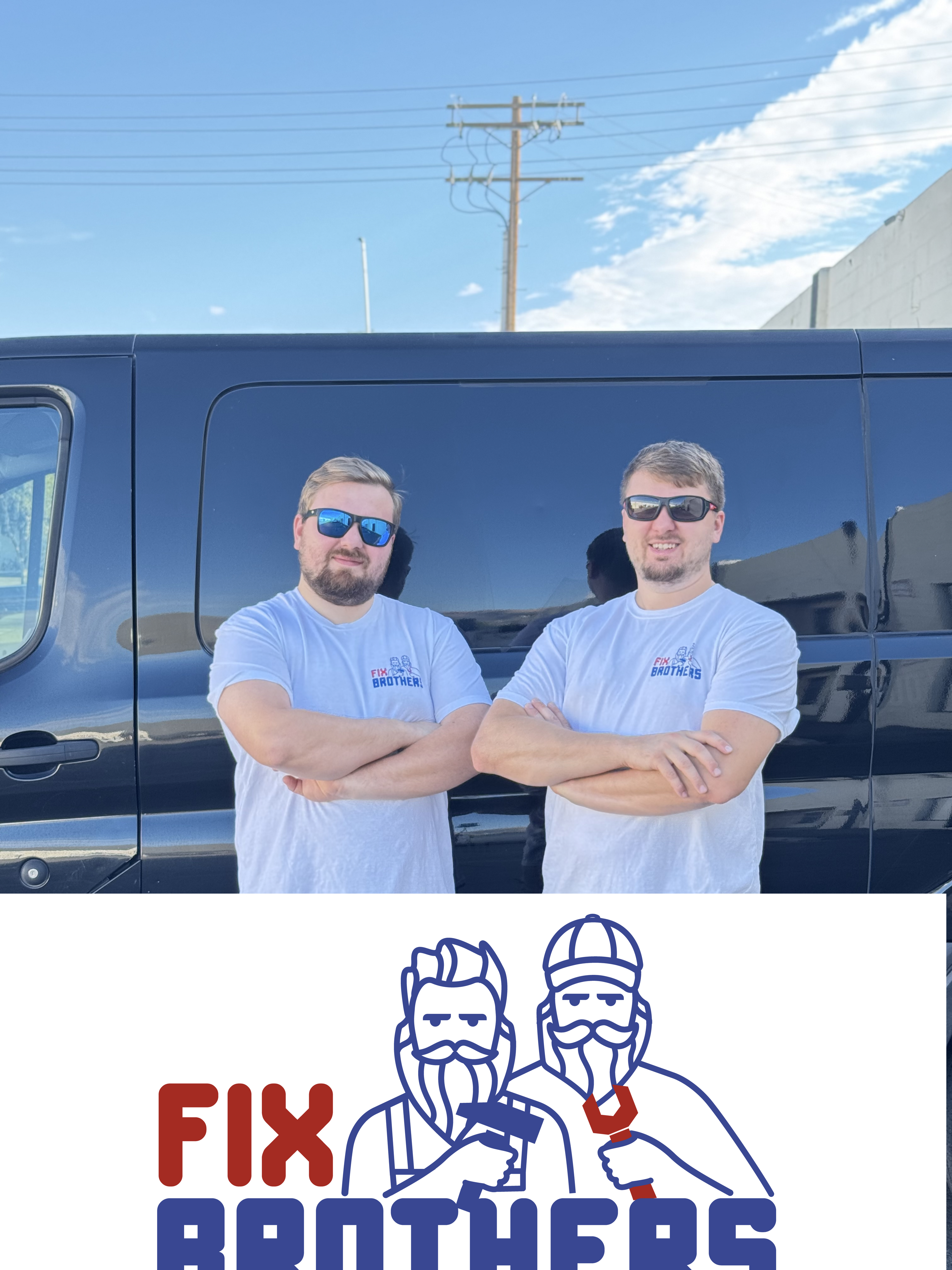The two brothers behind Fix Brothers handyman and construction services in Los Angeles