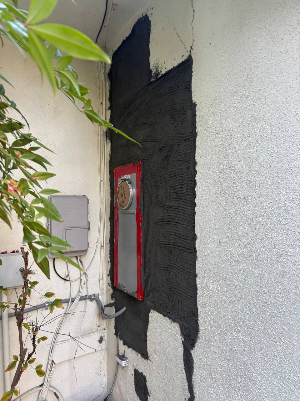 Electrical Panel and Exterior Stucco Restoration in Westwood