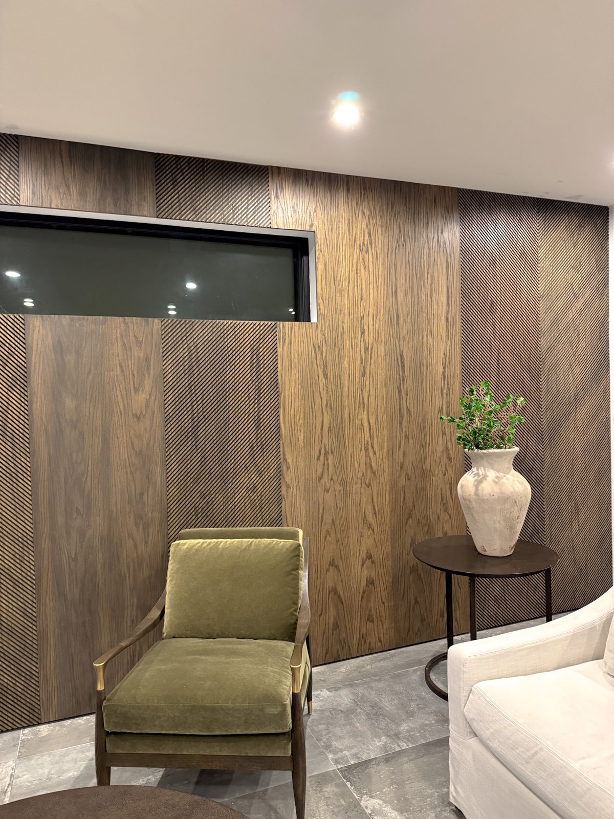 Oak Panel Feature Wall in Venice