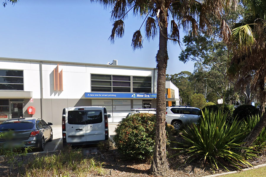 Front of New Era Business Solutions Office at Tuggerah, Central Coast