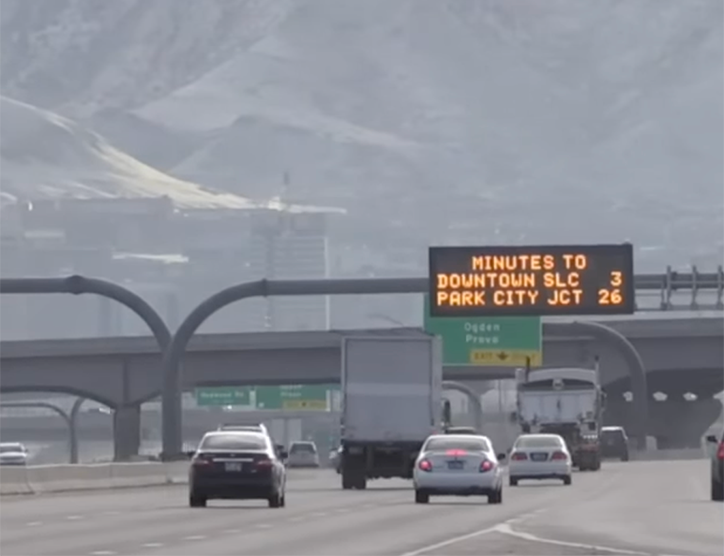Utah Freeways message sign